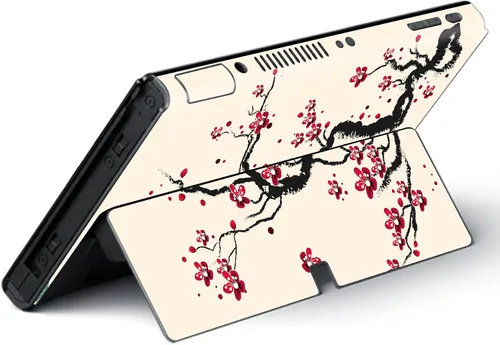 Vista 6 de PlayVital Full Set Protective Stickers for Nintendo Switch OLED Model, Customized Vinyl Decal Skins for Switch OLED Console & Joycon & Dock & Grip