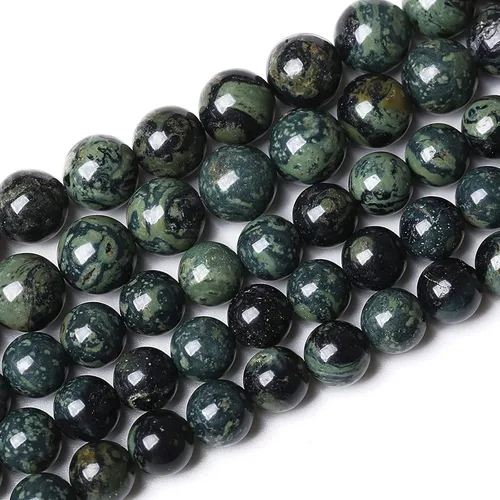 Vista 60 de 100 cuentas de piedra multicolor natural de 0.236 pulgadas (0.236 in), cuentas espaciadoras sueltas redondas para hacer pulseras, collares, aretes