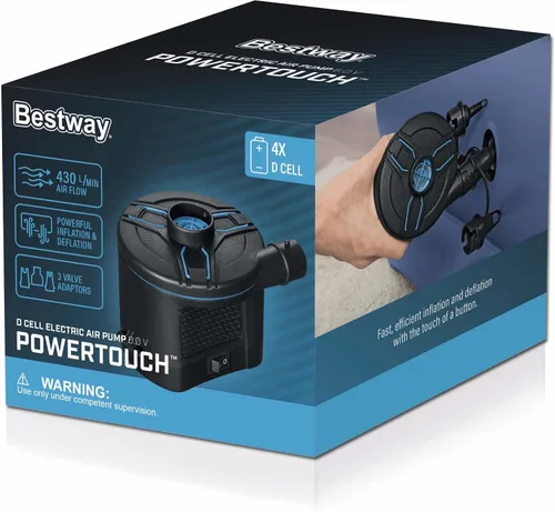 Vista 2 de Bestway Bomba de aire eléctrica PowerTouch D Cell