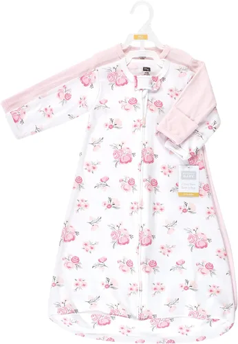 Vista 2 de Hudson Baby Saco de dormir unisex de algodón con manga larga para bebé, saco, manta