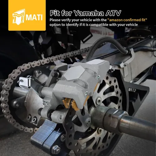 Vista 7 de M MATI Pinza de freno trasera para Yamaha YFZ450/YFZ450R/YFZ450X 2006-2021 Raptor 700/700R 2013-2021 5TG-2580W-21-00 5TG-2580W-20-00