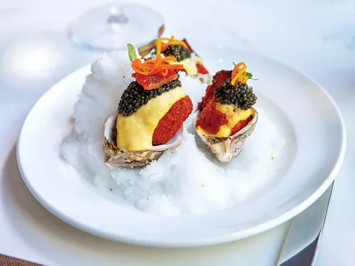 Vista 4 de Caviar Star Lujoso caviar de esturión siberiano MALOSSOL – Huevas Baerii Acipenser prémium cultivadas de forma sostenible – Delicia gourmet