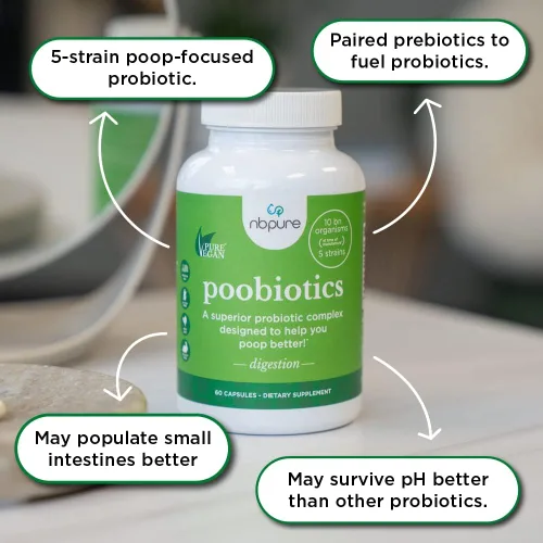 Vista 6 de nbpure MagO7 + Poobiotics - Paquete de salud intestinal Limpieza de colon impulsada por oxígeno y apoyo probiótico Alivia la hinchazón