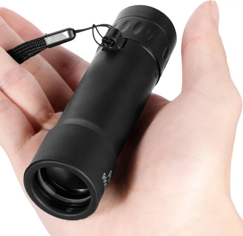 Vista 2 de Monoculares 10x25 Telescopio Ligero con Zoom Impermeable 104001-Negro