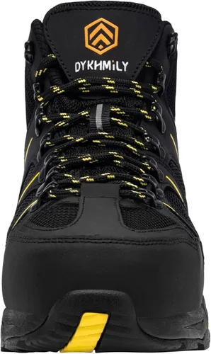 Vista 3 de DKMILY DRY Botas de seguridad impermeables para hombre, botas de trabajo con puntera de acero, antideslizantes, disipativas estáticas