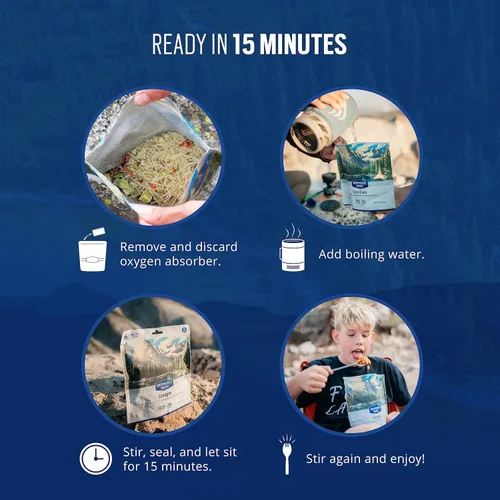 Vista 4 de Backpacker's Pantry - Estofado de papa del pastor con carne de res - Comida liofilizada para mochileros y campistas - Comida de emergencia - 27