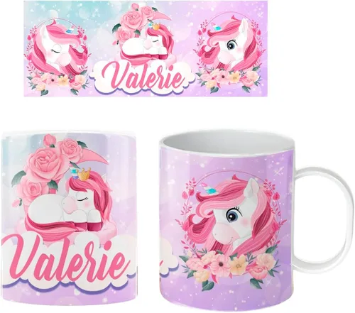 Vista 13 de Taza irrompible para niños con nombre (BTS Pastel)