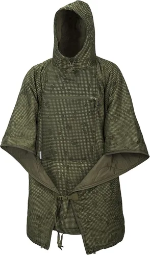 Vista 15 de Helikon-Tex Swagman Roll - Poncho militar multiusos - Poncho de emergencia, manta y chaqueta Woobie