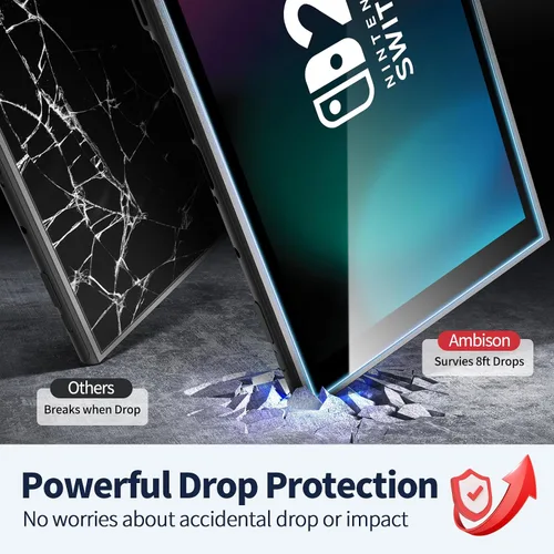 Vista 3 de Ambison 2 Pack Screen Protector Designed for Nintendo Switch 2 (2025) 7.9 inch, [Auto-Alignment Kit & HD Clear], Touch Sensitive, 9H Hardness