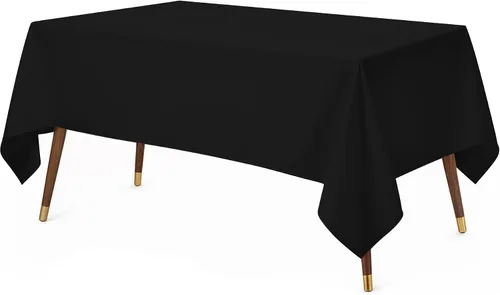 Vista 22 de Utopia Kitchen Mantel rectangular, 1 paquete, mantel lavable a máquina, mantel de poliéster para comedor, fiestas de bufé, pícnics, eventos, bodas