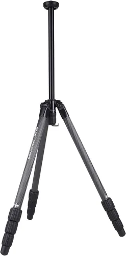 Vista 5 de Slik Pro CF-634 Trípode de Fibra de Carbono de 4 Secciones 64" Negro (611-895)