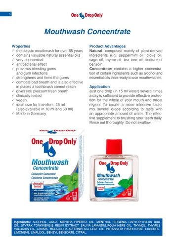 Vista 6 de One Drop Only Concentrado de cuidado bucal, 1.7 fl oz