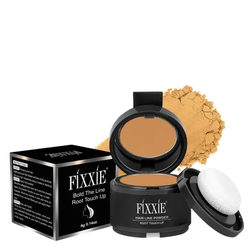 Vista 15 de Polvo de línea capilar para retoque de raíz negra, corrector de pérdida de cabello instantánea para cabello delgado, resistente al viento y al