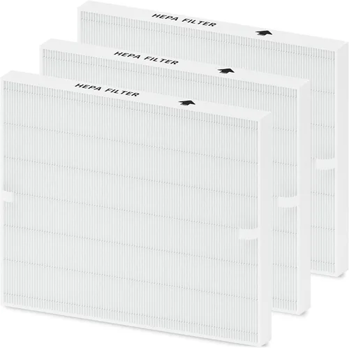 Vista 9 de AP-1512HH - Juego de filtros de repuesto para purificadores de aire Coway Airmega AP-1512HH y 200M, 1 HEPA verdadero y 2 prefiltros de carbono
