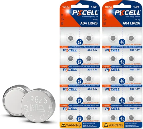 Vista 9 de PKCELL 10 unids LR626 Batería 377 SR626sw Reloj Batería 1.5Volt Alcalinas AG4 Pilas de Botón
