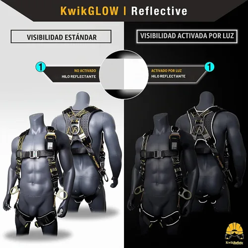 Vista 5 de KwikSafety THUNDER Safety Harness ANSI OSHA Fall Protection Gear