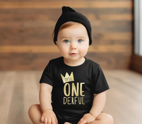 Vista 5 de Mr One-Derful - Camiseta de béisbol para niño de primer cumpleaños
