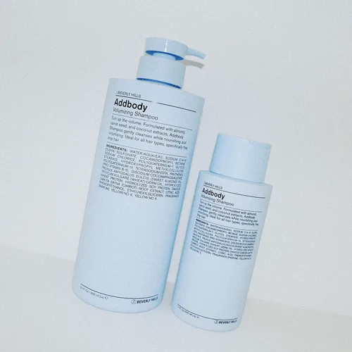 Vista 2 de J Beverly Hills Blue Addbody Champú voluminizador con aceite de vitamina E para cabello fuerte, (3 onzas, 12 onzas)