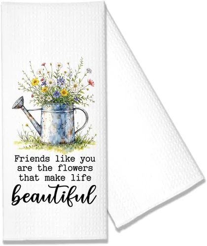 Vista 10 de Hafhue Good Friends are Like Stars - Toalla de cocina divertida, regalo para mujeres, hermanas, amigas, mamá, tías, regalo de inauguración