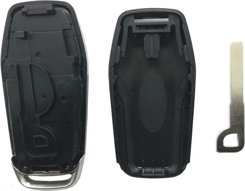 Vista 4 de Funda para llave inteligente Fit para Ford Fusion Mustang Explorer Edge con 5 botones, llave remota sin llave, cubierta de llave inteligente