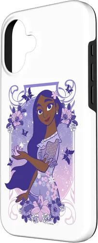 Vista 2 de Funda para iPhone 16 Disney Encanto Isabella Dreamy Floral Retrato