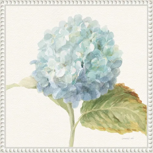 Vista 13 de Amanti Art Lienzo enmarcado para pared, 16 x 16 pulgadas, saco floral V cultivo de hortensia azul por Danhui Nai, lienzo enmarcado para pared, obras