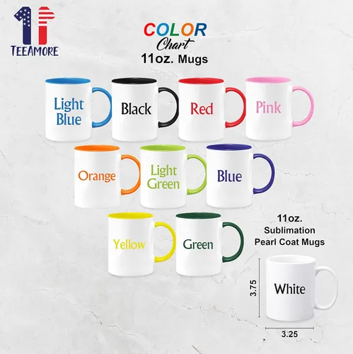Vista 6 de Tazas de café personalizadas tazas de cerámica personalizadas añadir imagen crear logotipo con texto 11oz