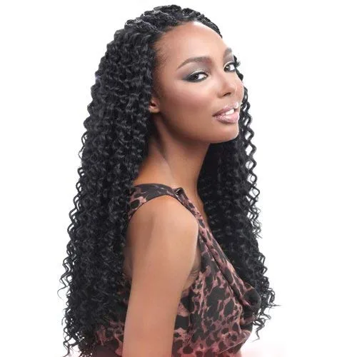 Vista 5 de Harlem125 Trenzas de pelo sintético Kima Braid Brazilian Twist de 20 pulgadas (paquete de 4, 2)
