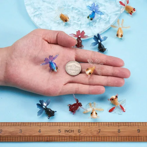 Vista 4 de Beadthoven - Dijes acrílicos coloridos con diseño de arco iris de plástico, abalorios colgantes de plástico para niños, accesorios de joyería