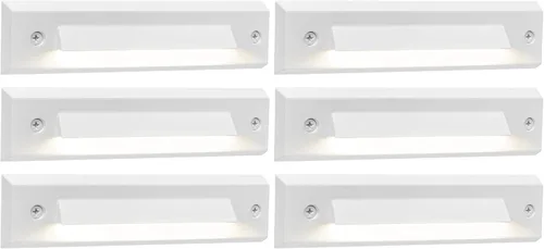 Vista 11 de GKOLED Paquete de 2 luces LED lineales de bajo voltaje de 9-15 V CA/CC, luz de escalera de corte de paisaje de 2 W, accesorios de iluminación