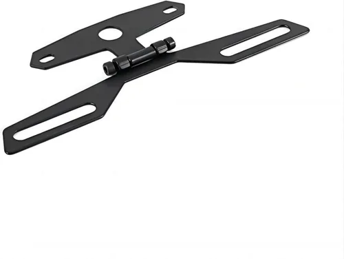 Vista 8 de Soporte ajustable para placa de matrícula de motocicleta - Soporte universal plegable para luz trasera de matrícula