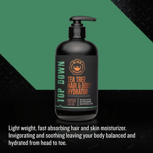 Vista 5 de GIBS Hidratador de cabello y cuerpo de arriba hacia abajo