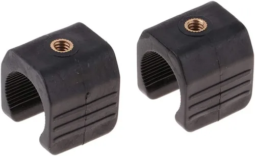 Vista 5 de Paquete de 3 clips de montaje de linterna de fotografía con rosca de 1/4-20 pulgadas a trípode, soporte de abrazadera para linternas LED