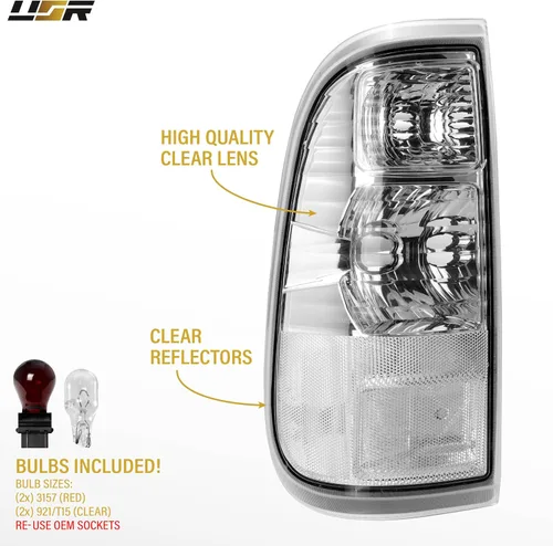 Vista 6 de USR 08-16 F250 F350 SUPERDUTY Luz Trasera – Juego de Luces Traseras (Izquierda + Derecha) Compatible con Ford F-250 F-350 F-450 Camioneta PickUp