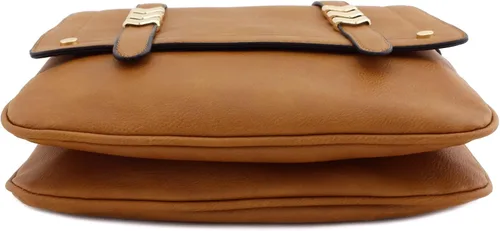 Vista 4 de ALYSSA Bolsa cruzada con doble compartimento y solapa grande