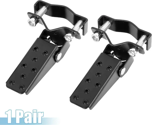 Vista 6 de F FIERCE CYCLE 1 par 0.315 in acero inoxidable universal motocicleta plegable trasero reposapiés estribera pedal peg bicicleta bicicleta ciclismo