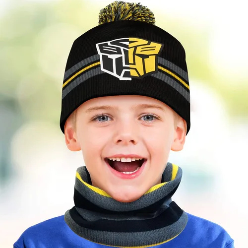 Vista 3 de Hasbro Transformers - Gorro de invierno, guantes y bufanda de polaina, 3 piezas