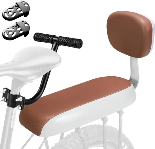 Vista 10 de TOPCABIN Bicycle Manned Cushion Mountain Bike Back Shelf Seat Cushion Manned Comfortable Saddle Children Back Seat Negro