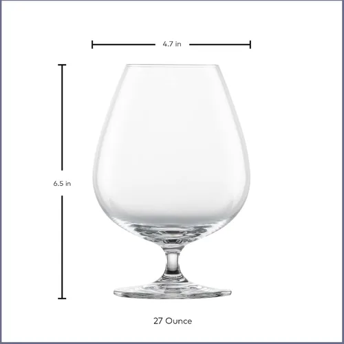 Vista 6 de Schott Zwiesel Tritan - Barra de cristal especial, vaso de coñac XXL, 29.8 onzas, juego de 6