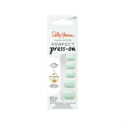 Vista 29 de Sally Hansen Pegamento perfecto para uñas con brocha, fijación de larga duración, cepillo de precisión, fórmula de vitamina E y B5, suave y no daña