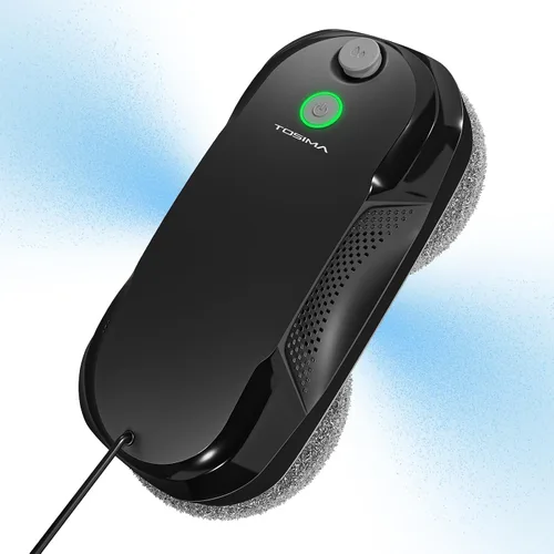 Vista 7 de Tosima Robot Limpiador de Ventanas W2, Limpieza Automática con Planificación Inteligente de Ruta, Potencia de Succión de 3800 Pa, Tecnología
