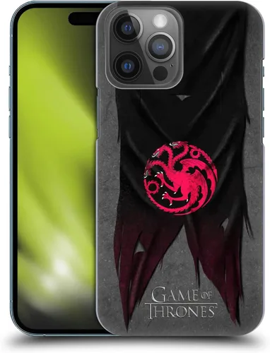Vista 10 de Head Case Designs Funda rígida con licencia oficial de HBO Juego de Tronos Arryn Sigil Flags compatible con Apple iPhone 14 Pro Max