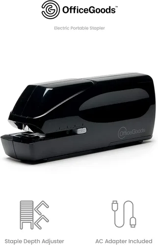 Vista 5 de OfficeGoods Liberty Pro - Engrapadora eléctrica, grapas resistentes de hasta 25 papeles, grapas estándar fáciles de cargar, funciona