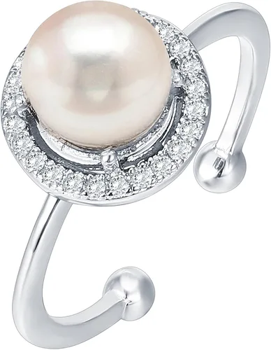 Vista 4 de PAVOI 14K Gold Plated Crystal Birthstone Rings Rings For Women