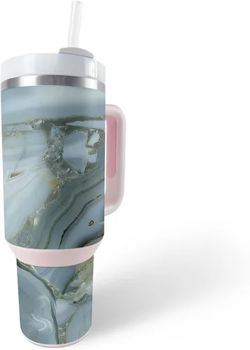 Vista 30 de MightySkins Skin - Vaso de vinilo compatible con Stanley The Quencher H2.0 FlowState de 40 onzas, Crazy Tikis, protectora, duradera y única, fácil