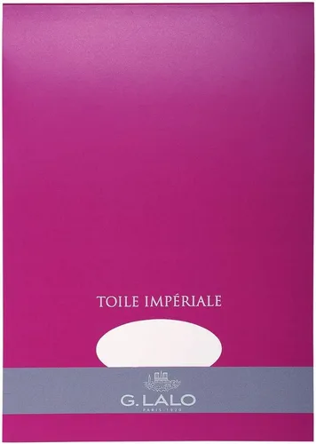 Vista 4 de G. Lalo Toile Imperiale - Bloc de papel (A4, 3.53 oz, 50 hojas), color blanco