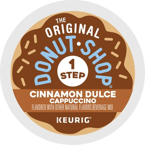 Vista 9 de The Original Donut Shop - Cápsulas de One-Step Cinnamon Dulce Cappuccino para K-Cup, 60