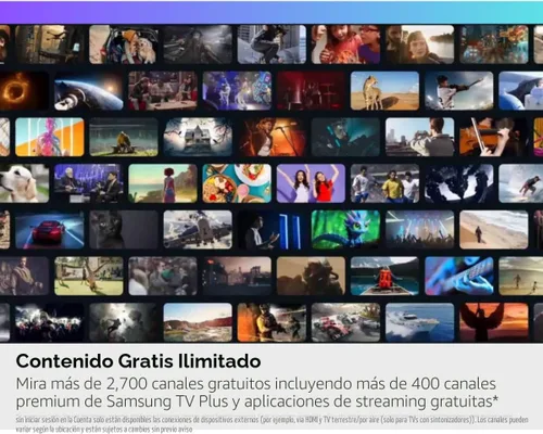 Vista 8 de Samsung 55" Clase Crystal UHD U7900F (2025) 4K Smart TV HDR 10+ Motion Xcelerator Bluetooth Bixby, Alexa, Google Assistant con soporte de pared