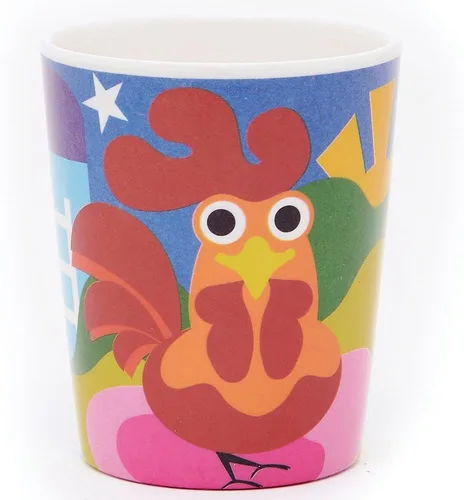 Vista 3 de Vaso infantil para jugo diseño de la selva French Bull, Tazas, S, Farm