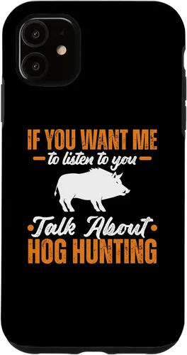 Vista 6 de iPhone 12 mini Hog Hunting Dog Gun Call Hunter Pigs Wild Javelina Case